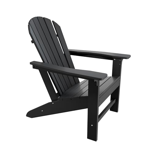 Adirondack Chair Set of 4, HDPE Outdoor Patio Chair, Blue Y875881