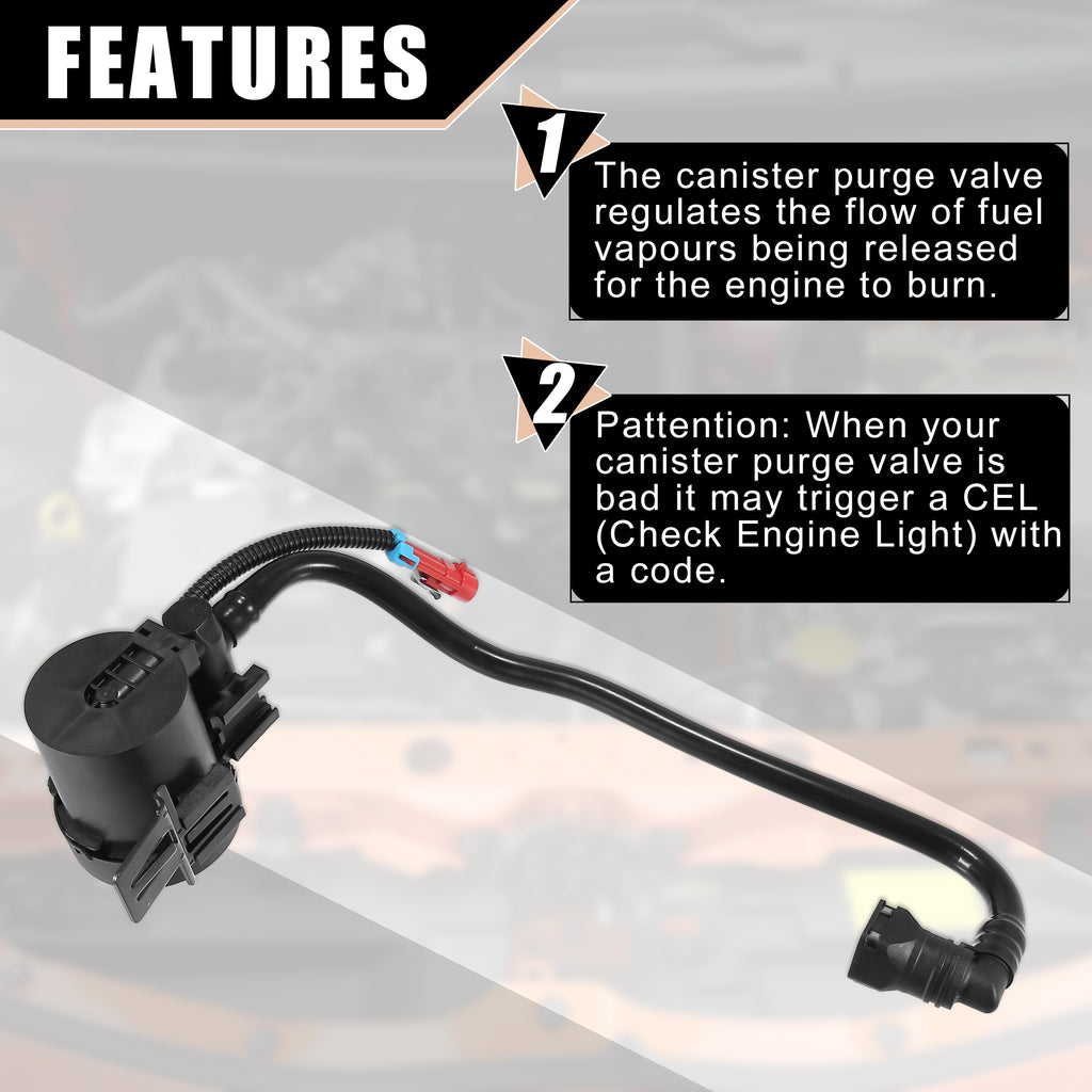 Vapor Canister Purge Valve for Chevy Colorado 2004-2012 GMC Canyon 20907779 X638566