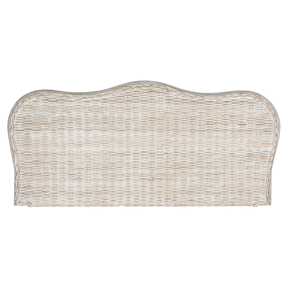 Safavieh Imelda White Washed Headboard Full D4334