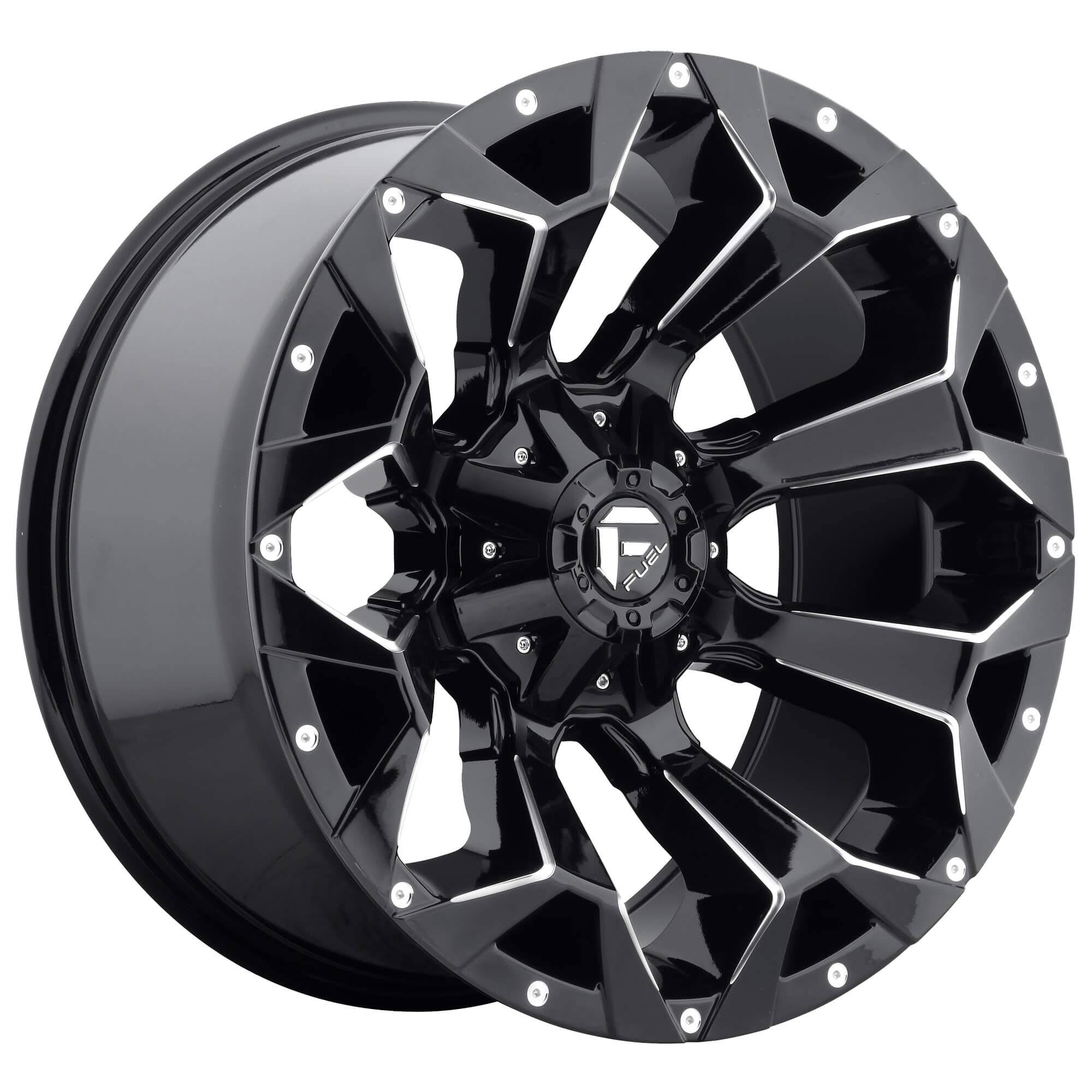 Fuel D57620901757 - Assault 20x22 Gloss Black