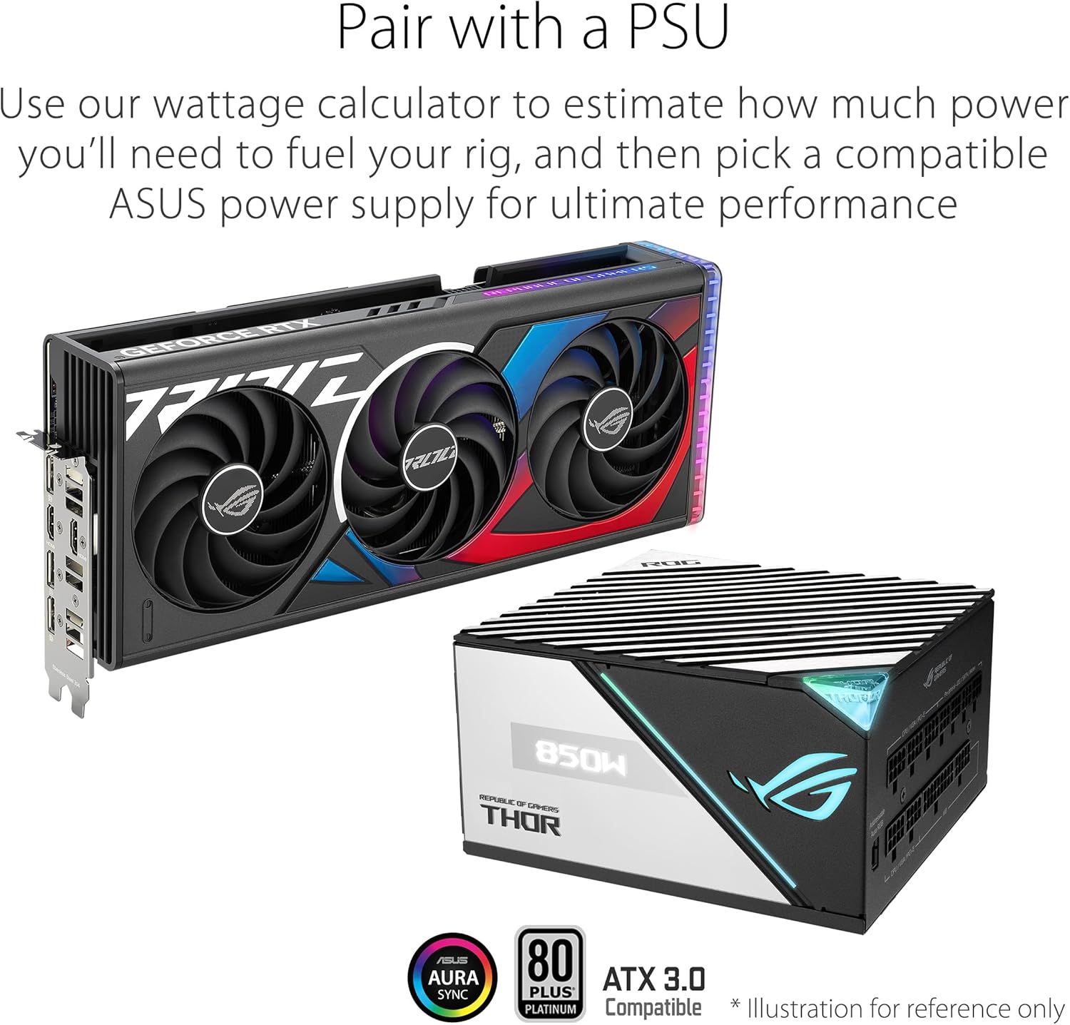 ASUS ROG Strix GeForce RTX 4070 Ti SUPER Gaming Graphics Card, 16GB GDDR6X S41766