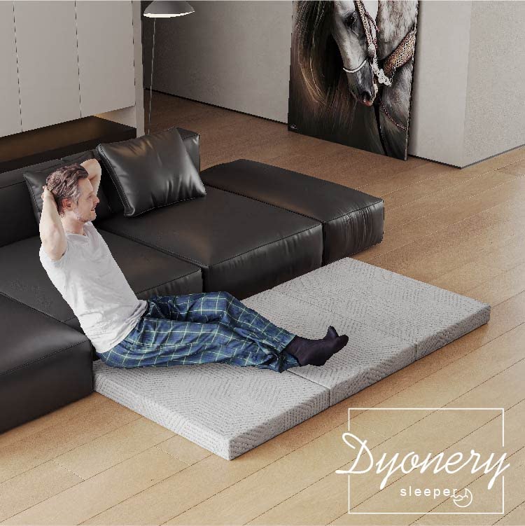 Folding Mattress 4 Inch Twin XL Memory Foam with Washable Cover C28711