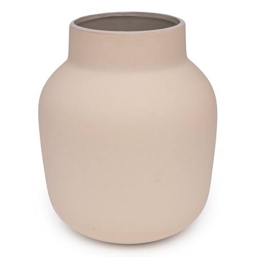 Navy Ceramic Oval Flower Vase for Indoor & Outdoor Décor E903