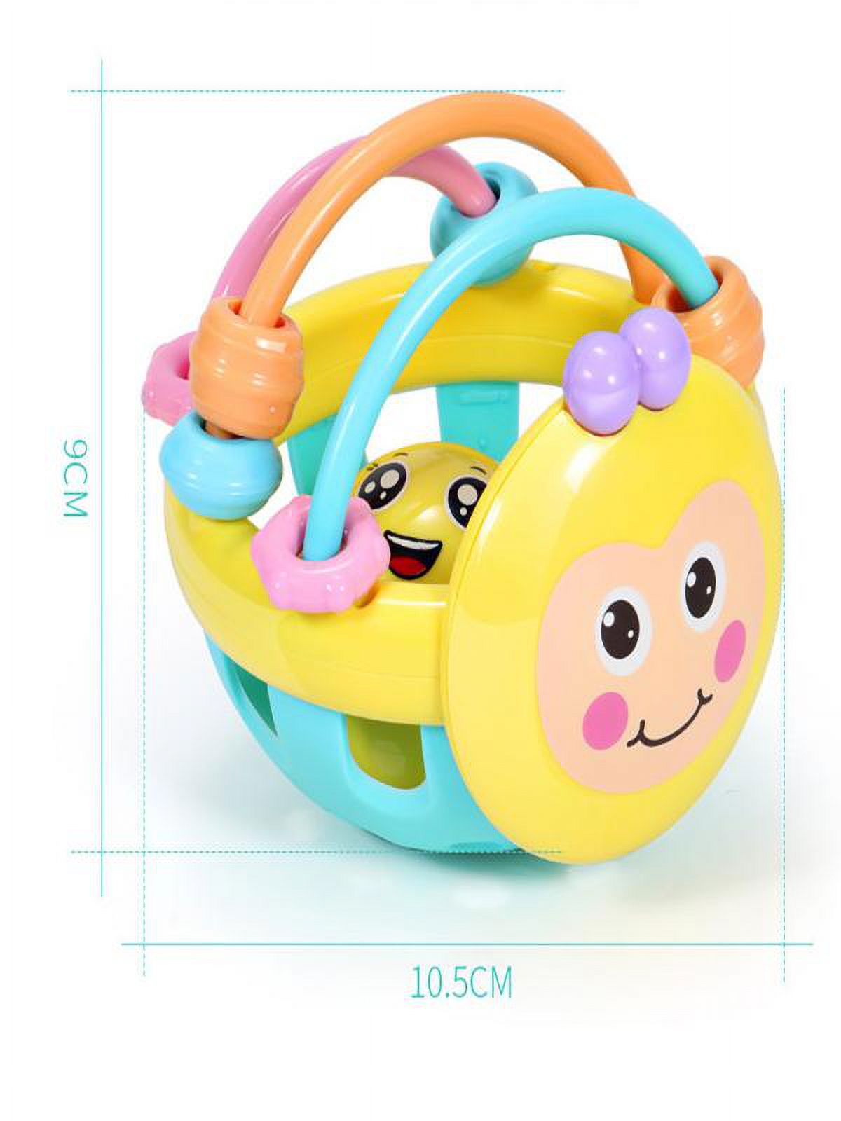 Baby Hand Bell Rattles Ball Toys for 6-12 Months Toddlers, BPA Free S8393