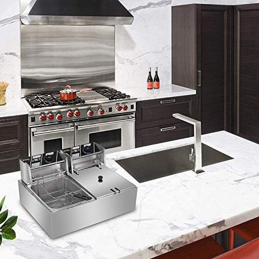 12L 5000W Electric Dual Deep Fryer G67543