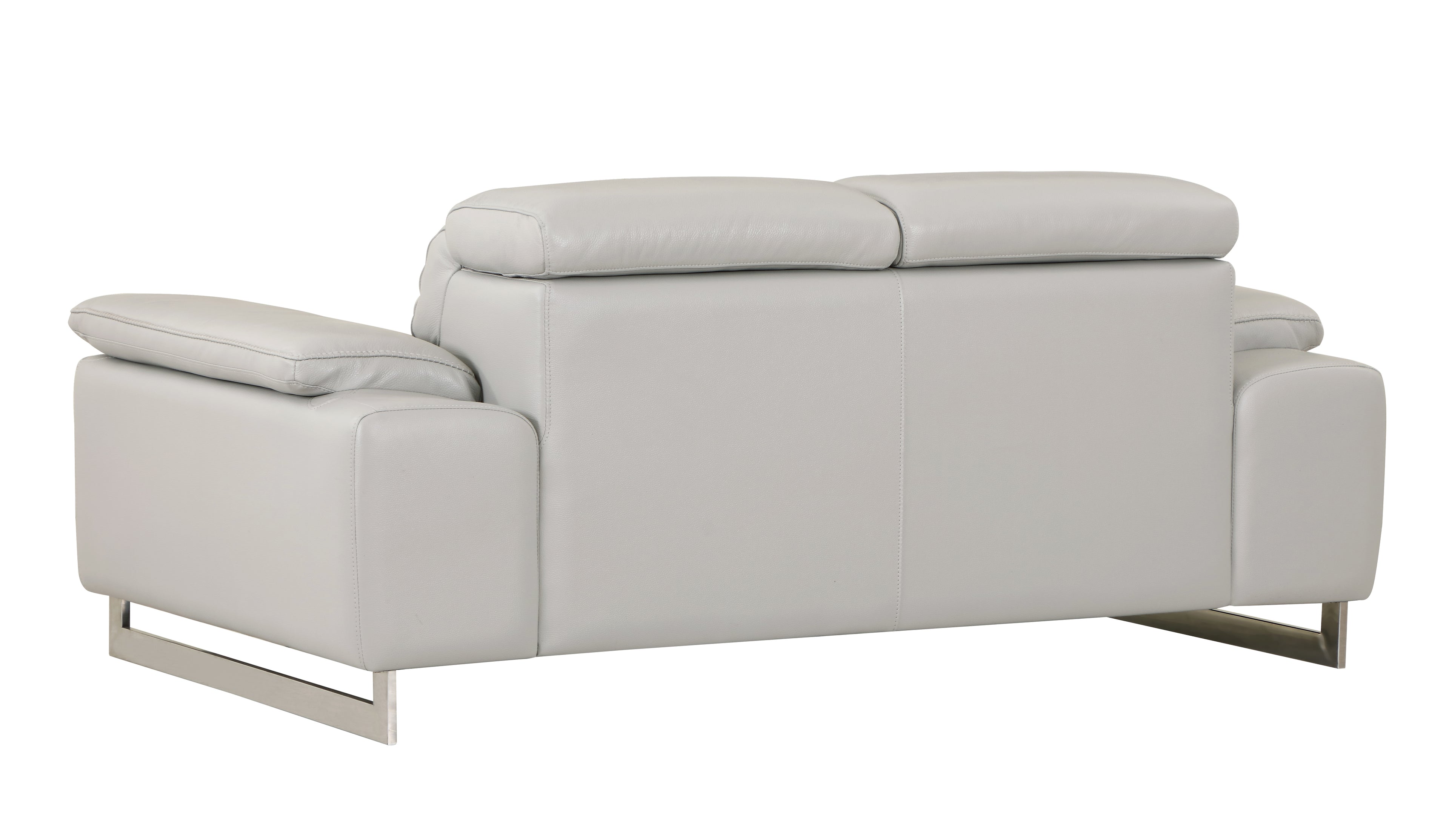 Global United Top Grain Italian Leather Loveseat N754