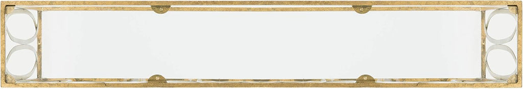 Safavieh Home Carina Gold Foil and Glass Console Table E417