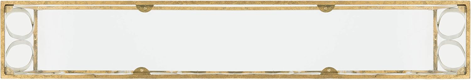 Safavieh Home Carina Gold Foil and Glass Console Table E417