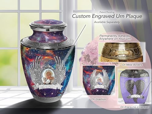 Cosmic Galaxy Keepsake Urns for Human Ashes with Velvet Gift Box X613