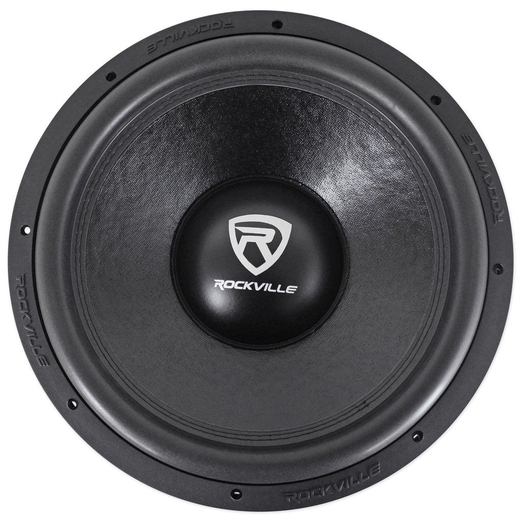 Rockville W15K6D4 V2 15" 4000W Car Subwoofer with Vented Box B502