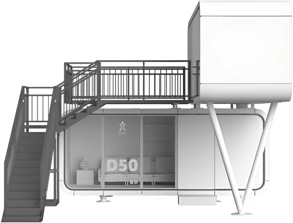 Detachable 2 Story Pod House with Kitchen and Bathroom A240