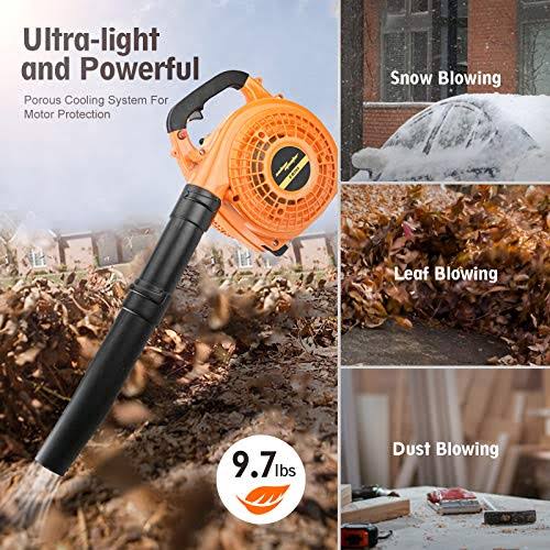 Salem Master 26cc 2-Cycle Gas Powered Leaf Blower, Cordless Handheld M399033