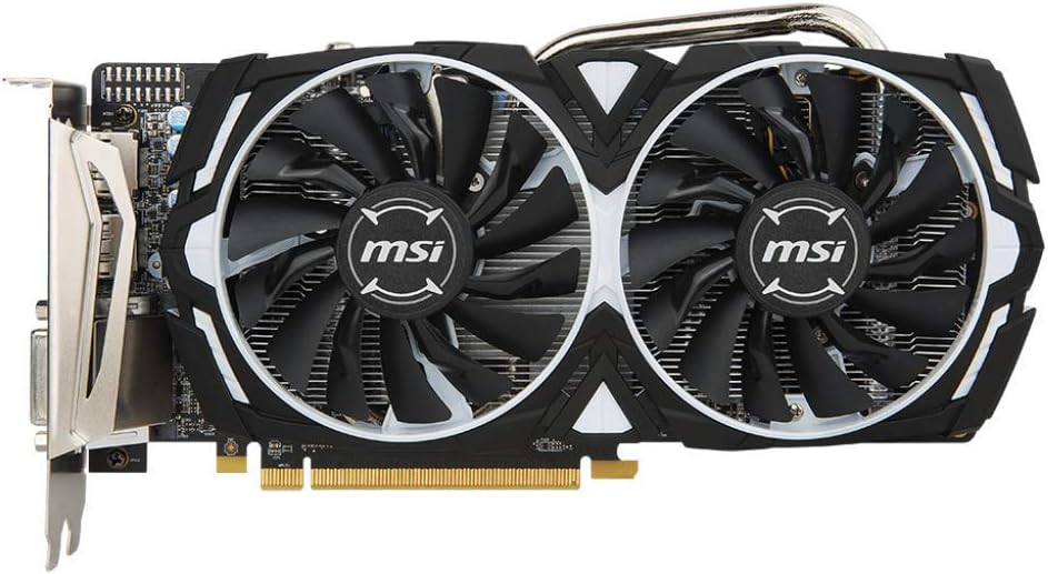 MSI Gaming Radeon RX 570 4GB GDDR5 Graphics Card (RX 570 Armor 4G OCV1) K8712