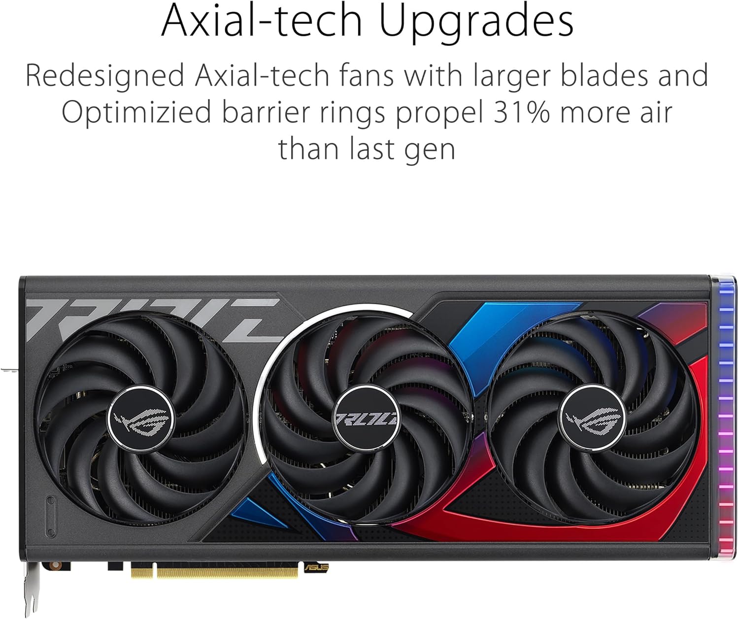 ASUS ROG Strix GeForce RTX 4070 Ti SUPER Gaming Graphics Card, 16GB GDDR6X S41766