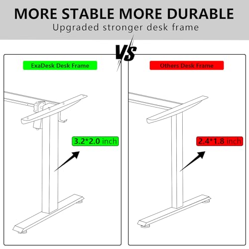 Upgrade Version 63 x 55 inch L Shaped Electric Standing Desk E679178