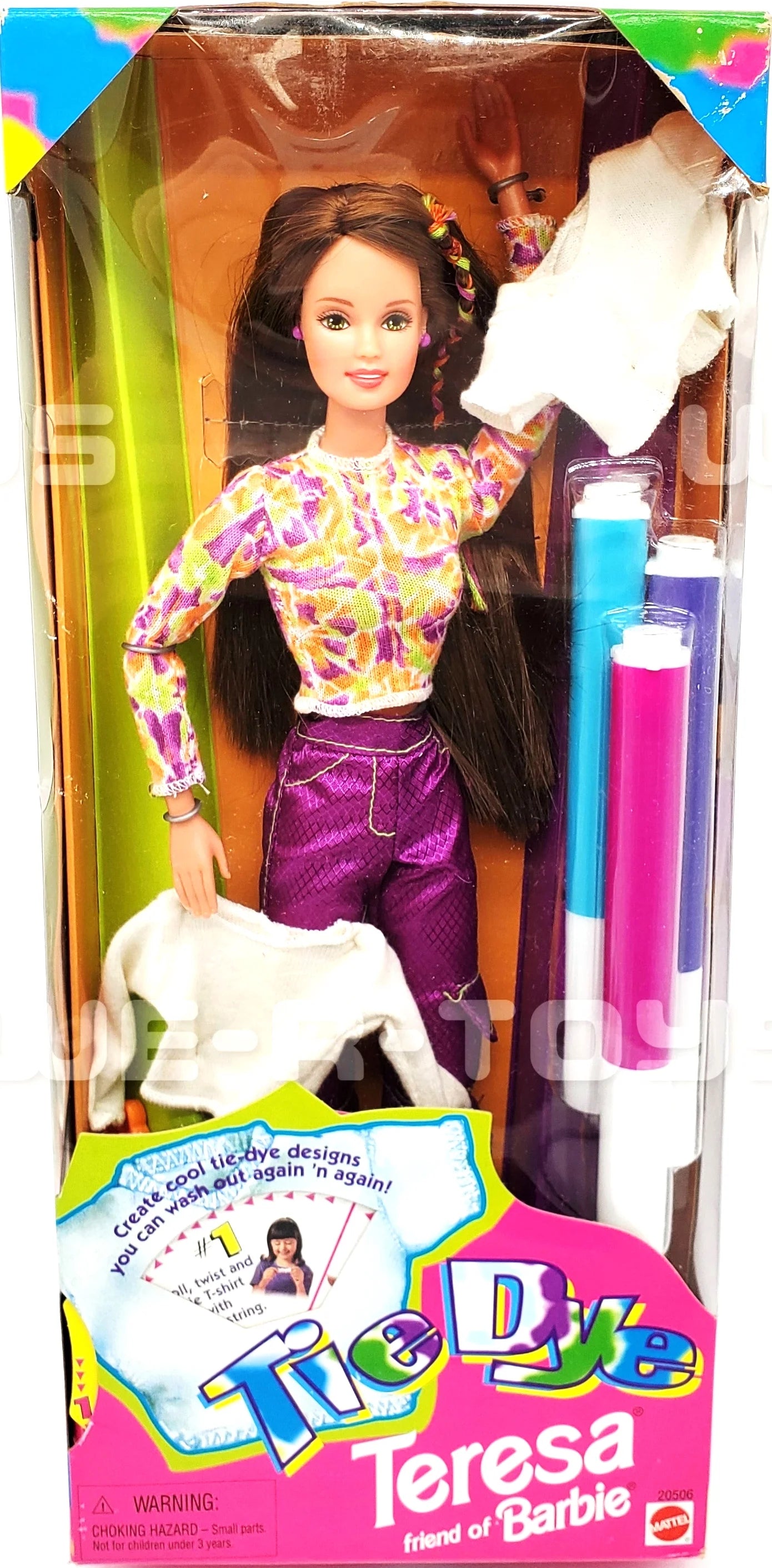 Tie Dye Teresa Barbie Doll 1998 NRFB D78451