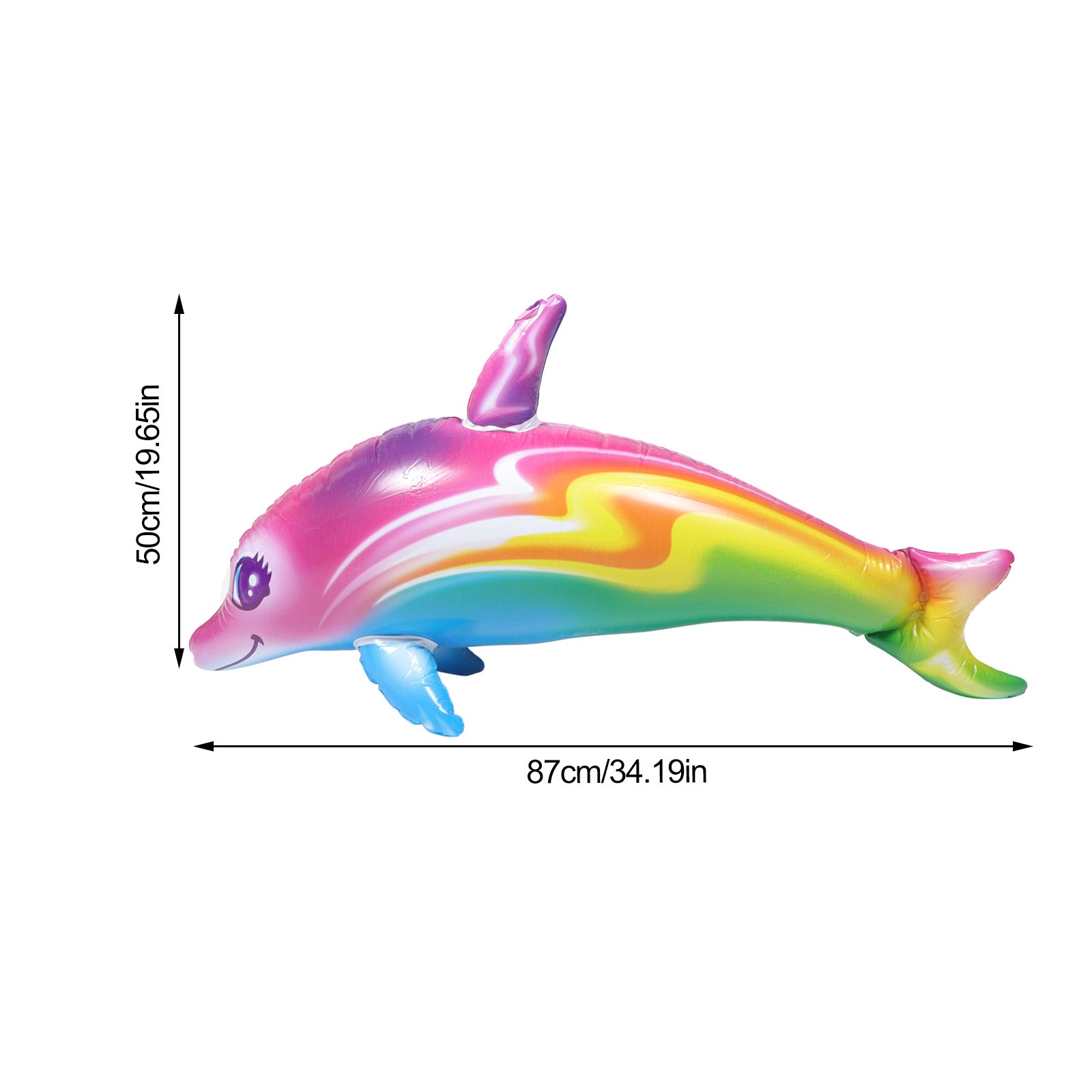 Inflatable Dolphin Pool Toy for Kids Party 2 Pcs L4865
