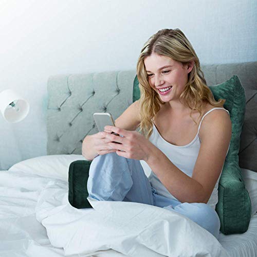 Reading Pillow Bed Wedge with Arms Memory Foam Backrest I681