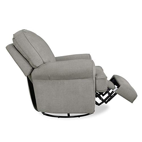 Baby Relax Kenzie Swivel Glider Recliner Chair, Gray I457