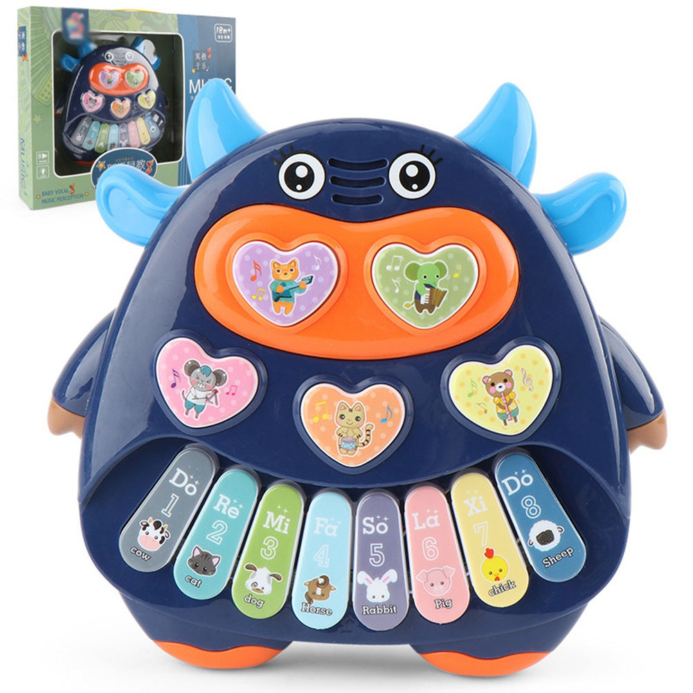 Baby Musical Piano Keyboard with Light and Drum Set for Toddlers E379101