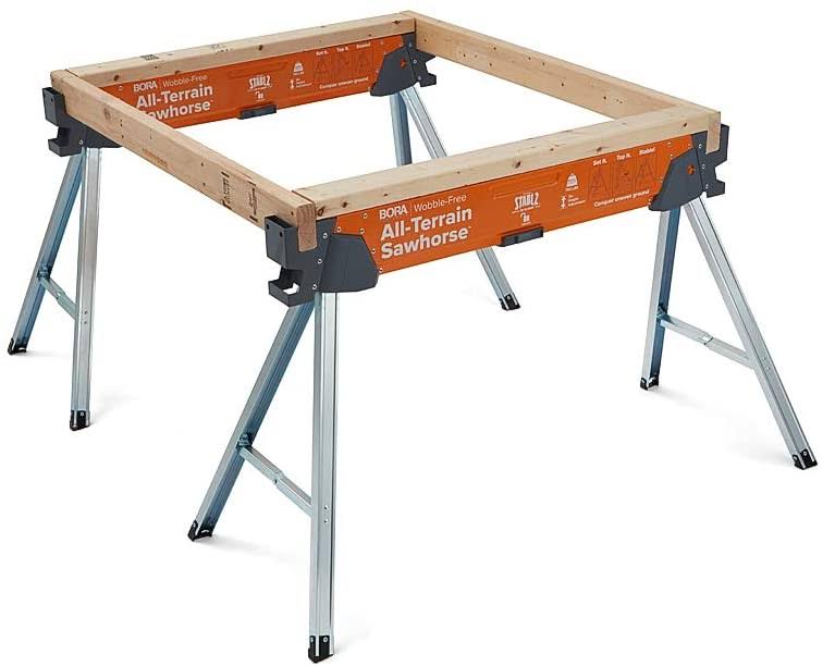Bora 36 in. Steel All Terrain Sawhorse (2-Pack) E73656