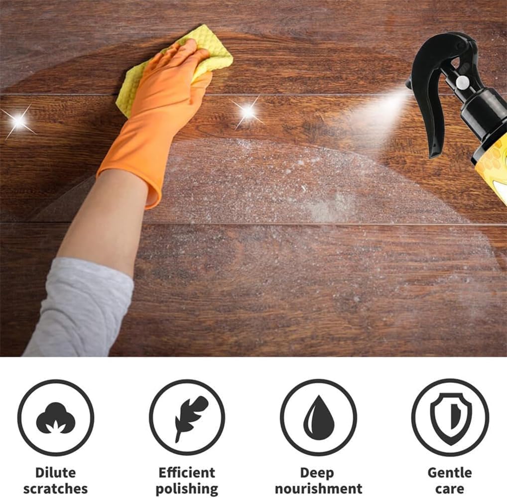 Beeswax Furniture Polish and Cleaner Spray, Natural, 2 Pack W581