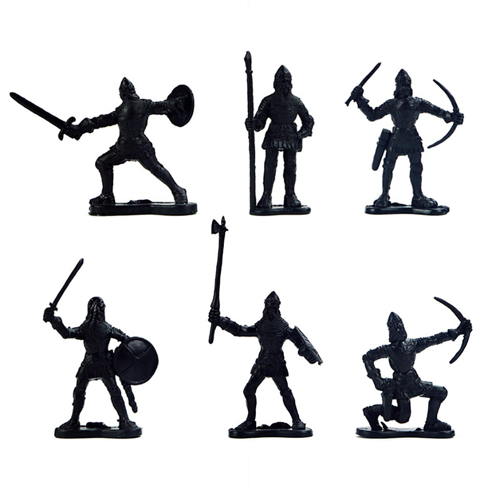 Surakey 28Pcs Ancient Middle Ages Toy Soldier Figures Q3300