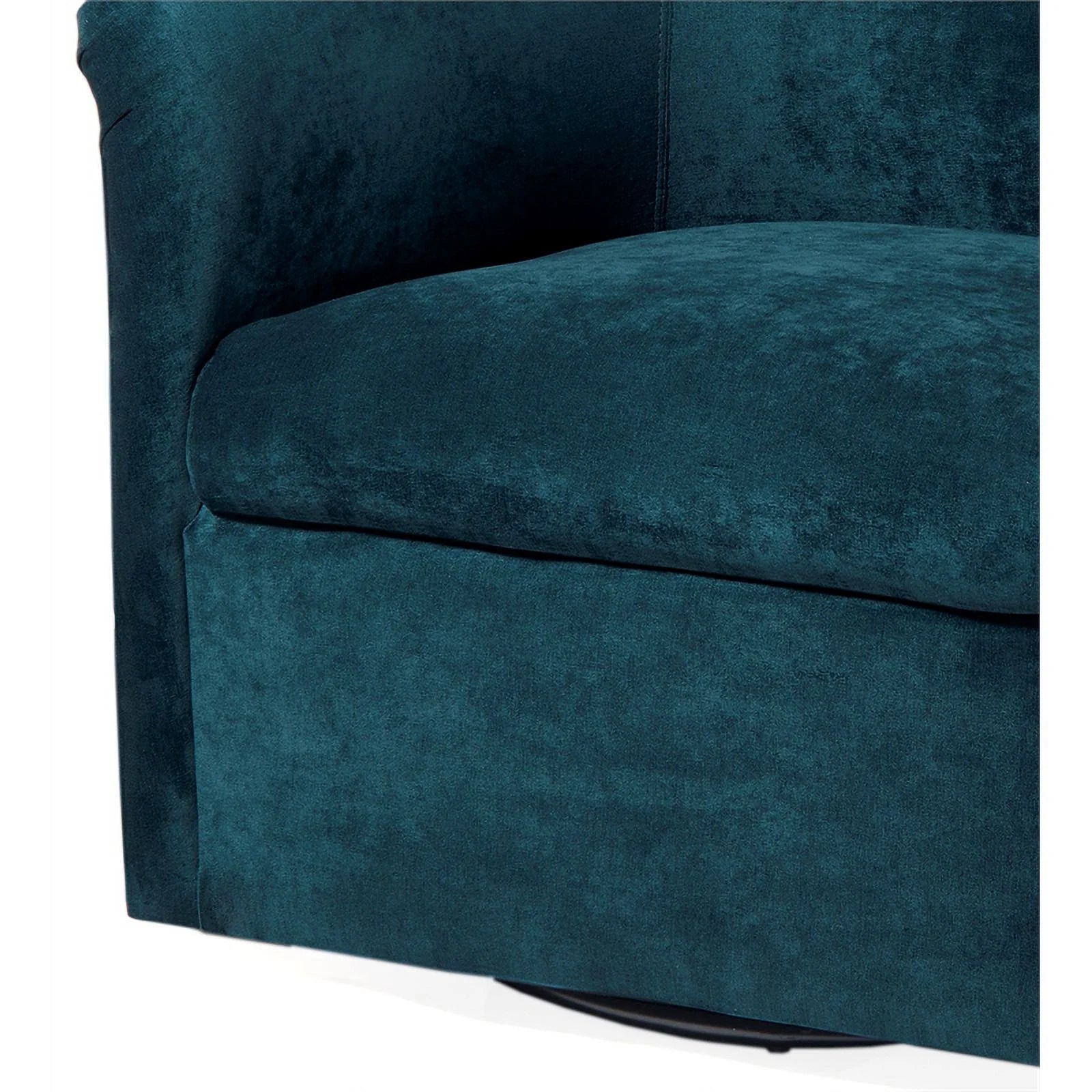 Comfort Pointe Elizabeth Ocean Blue Microfiber Swivel Accent Chair X816695