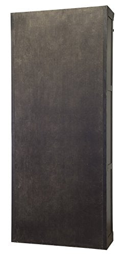 Martin Furniture Toulouse 6-Shelf Bookcase, Aged Ebony S7533