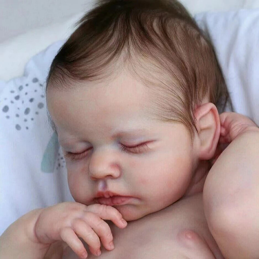 50cm Silicone Vinyl LouLou Bebe Reborn Girl and Boy Doll with Painted Veins V13392