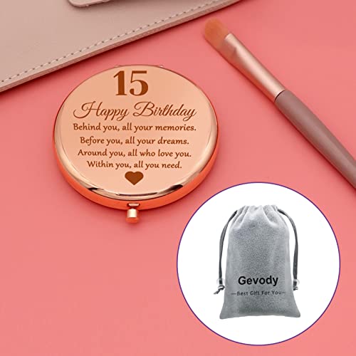 Sweet 15 Birthday Compact Mirror for Girls Z11054