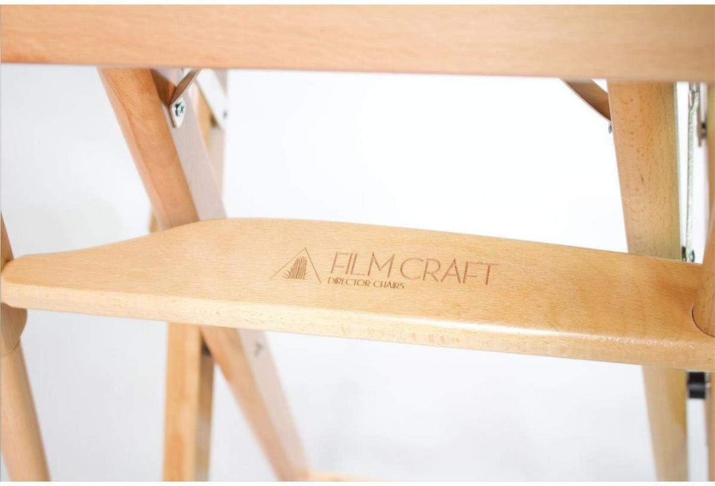 FILMCRAFT Studio Director's Chair 30" Bar Height, Blue Canvas H9477