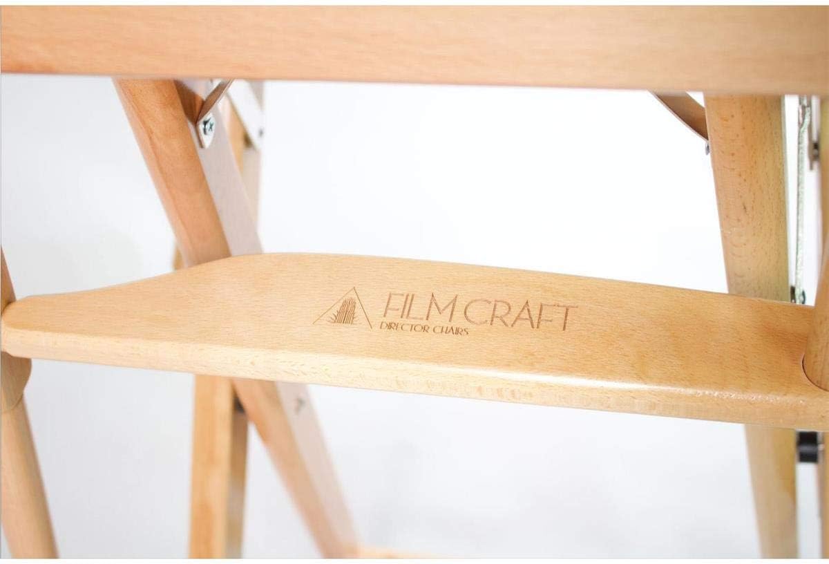 FILMCRAFT Studio Director's Chair 30" Bar Height, Blue Canvas H9477
