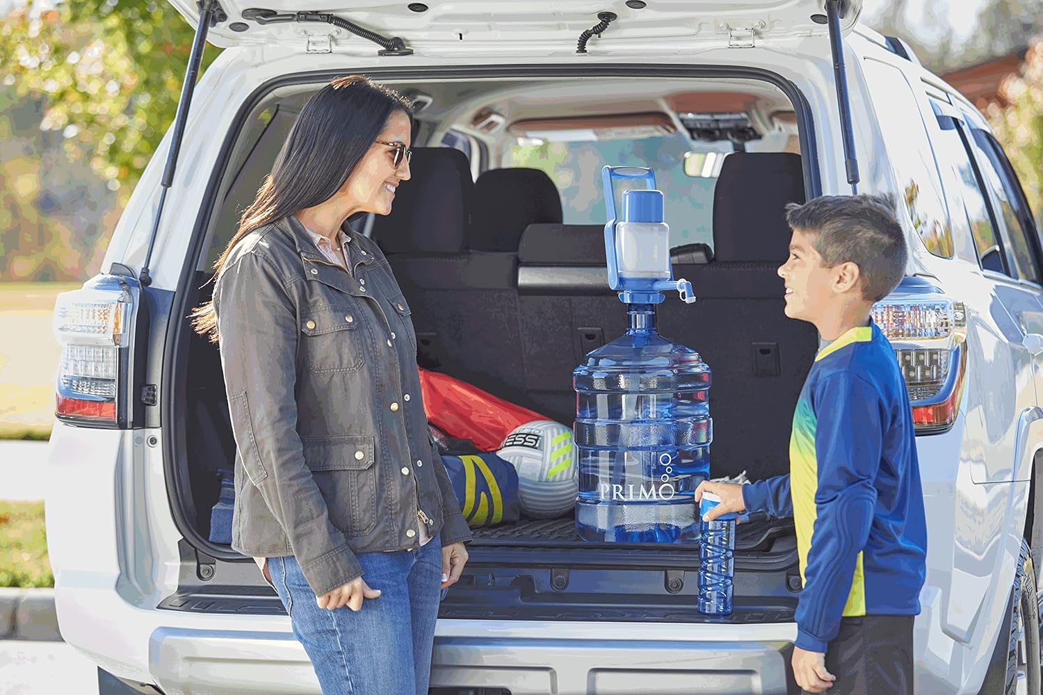 Primo Portable Bottle Pump Water Dispenser for 3 or 5 Gallon Jugs P47760