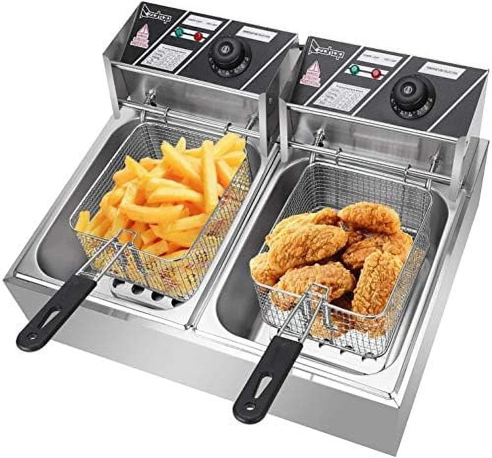 12L 5000W Electric Dual Deep Fryer G67543