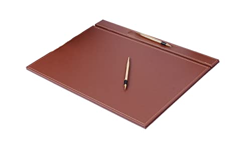 MOOGCO Leather Desk Organizer Set - 14 PCS (Brown) E747