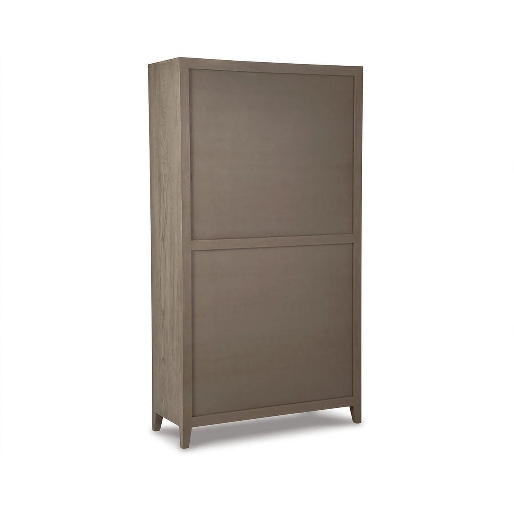 Ashley Furniture Dalenville 2-Door Wood Accent Cabinet, Antiqued Light Gray O6624