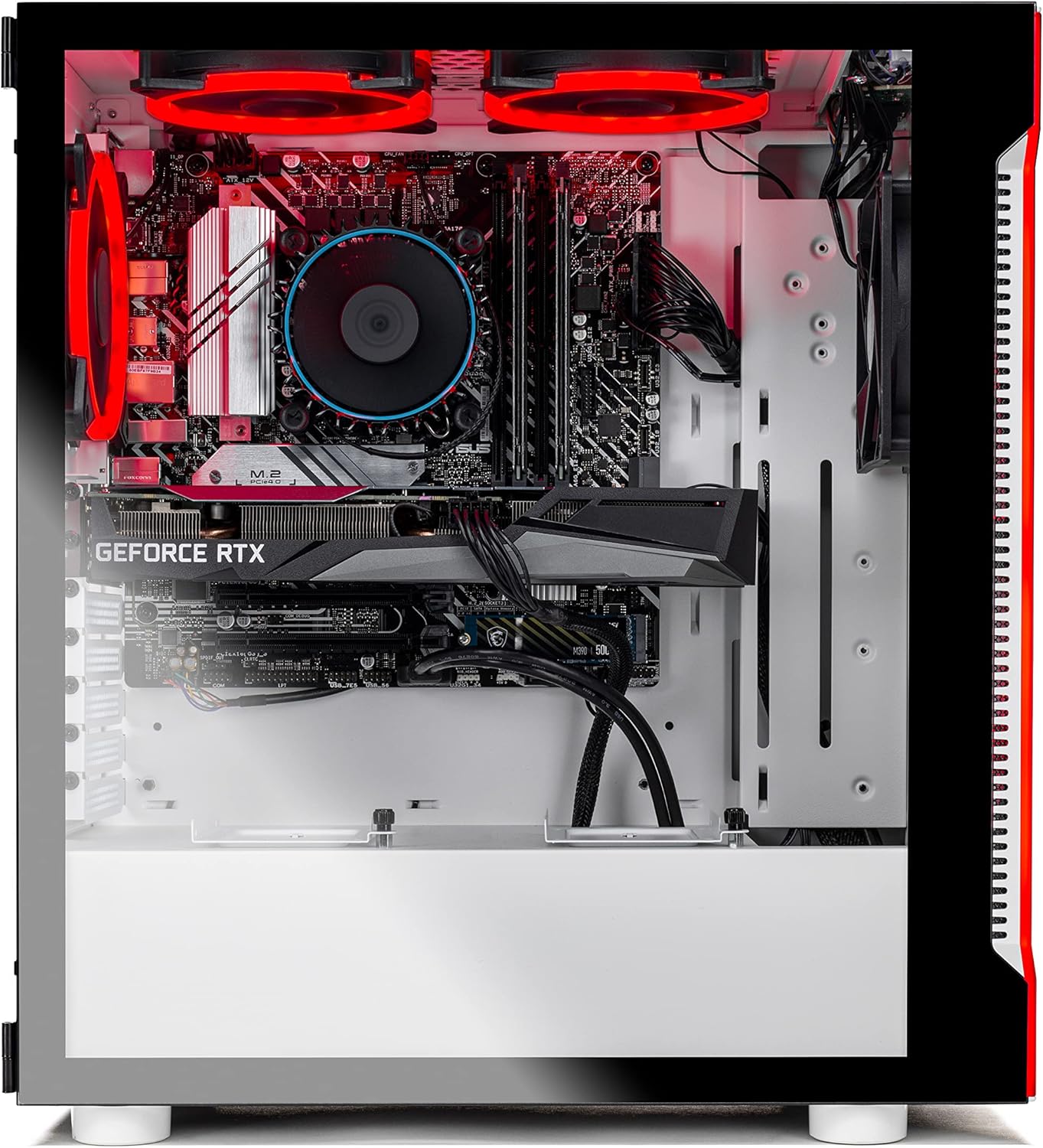 Skytech Gaming Archangel 3.0 Gaming PC Desktop, Intel Core i5, RTX 3060, 16GB RAM, 1TB SSD, White P623
