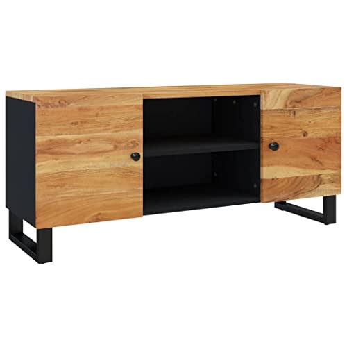 Acacia Wood TV Stand with 4 Compartments U222