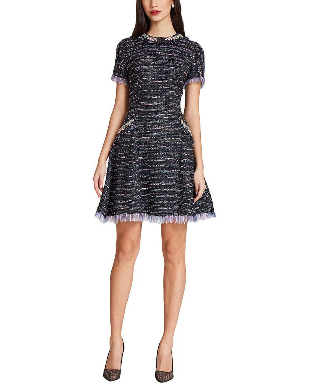 Teri Jon by Rickie Freeman womens  Special Occasion Short Printed Dress, 8