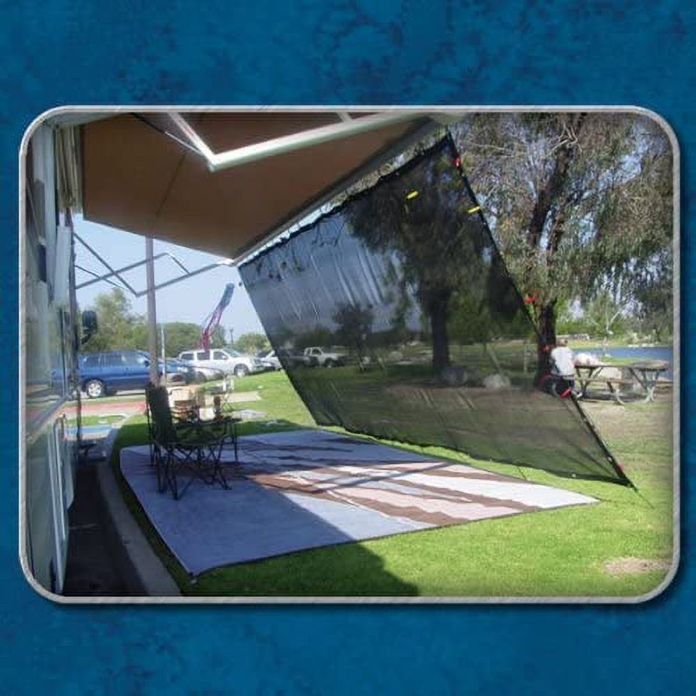 RV Awning Shade Complete Kit 8x17 Black J148075
