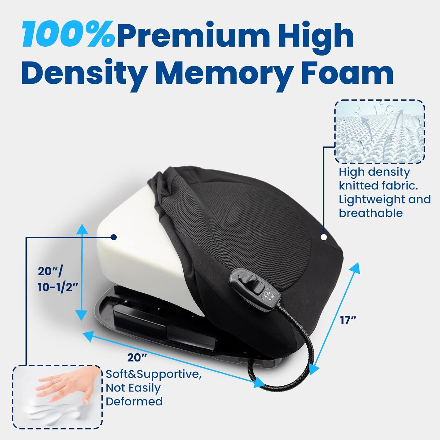 Electric Lift Cushion for Elderly, Chair Assist for Seniors, 300lbs S768206