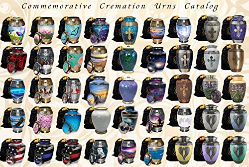 Cosmic Galaxy Keepsake Urns for Human Ashes with Velvet Gift Box X613
