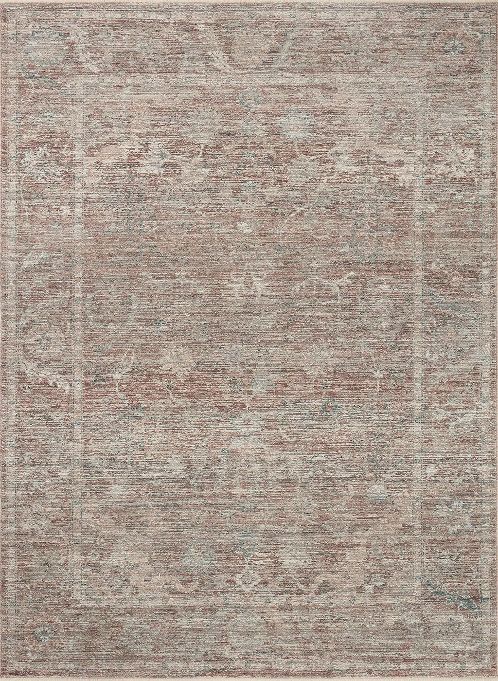 Loloi Magnolia Home by Joanna Gaines x Millie Brick/Fog 7'10" x 10' Area Rug T47527