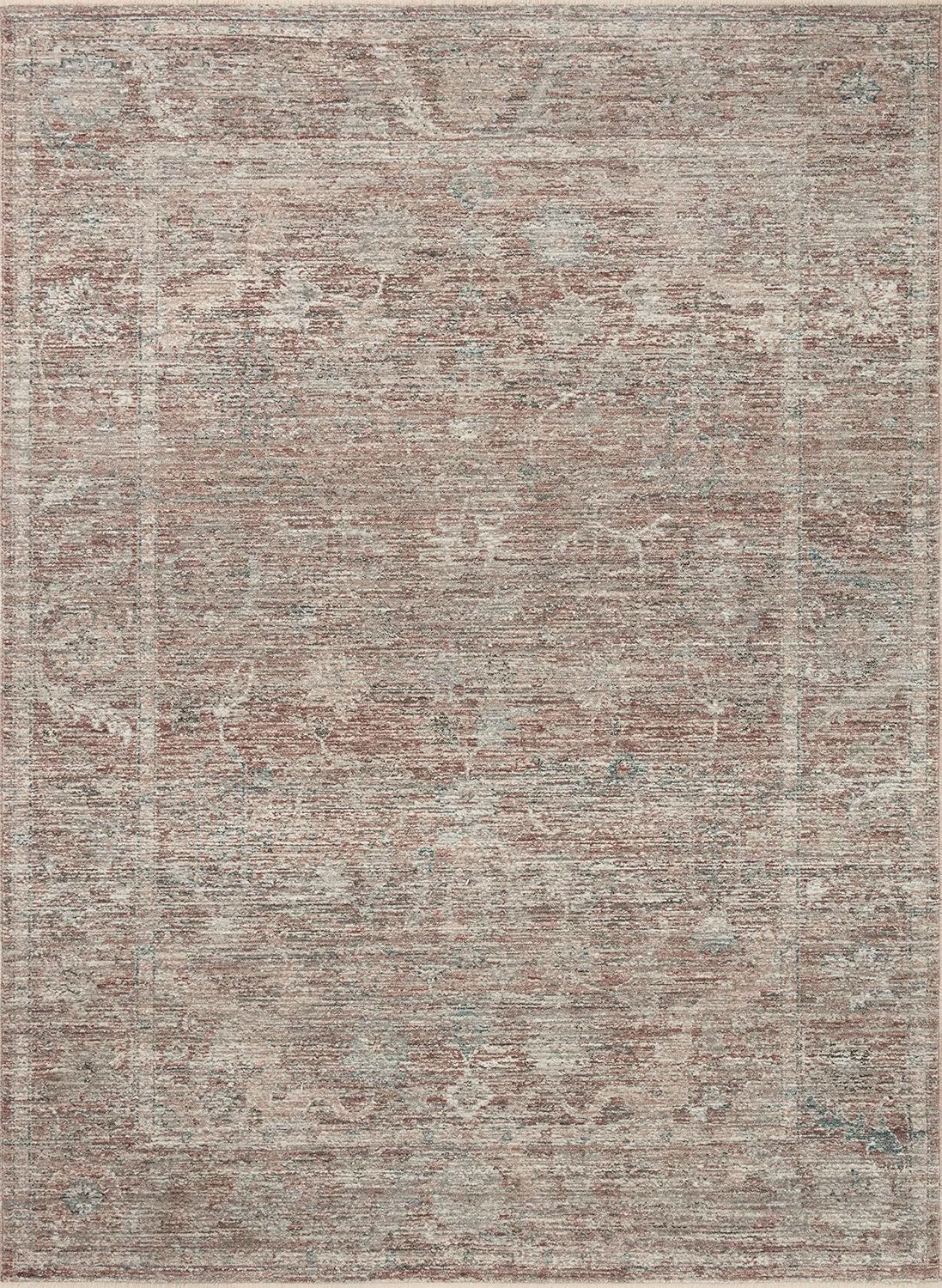 Loloi Magnolia Home by Joanna Gaines x Millie Brick/Fog 7'10" x 10' Area Rug T47527