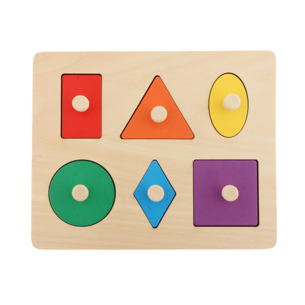 Montessori Wooden Shape Puzzles Educational Toy for Kids 6 Years Old V921027