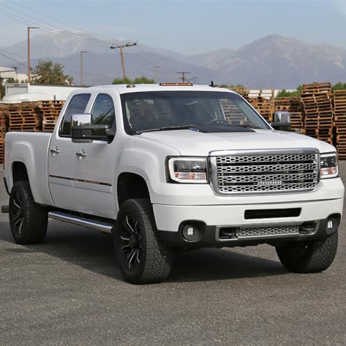 SPEC-D TUNING LED Light Bar Projector Headlights for 2007-2013 GMC Sierra B3664