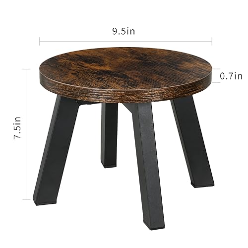 Round Stepping Stool for Adults and Kids with Non-Slip Mats Y948