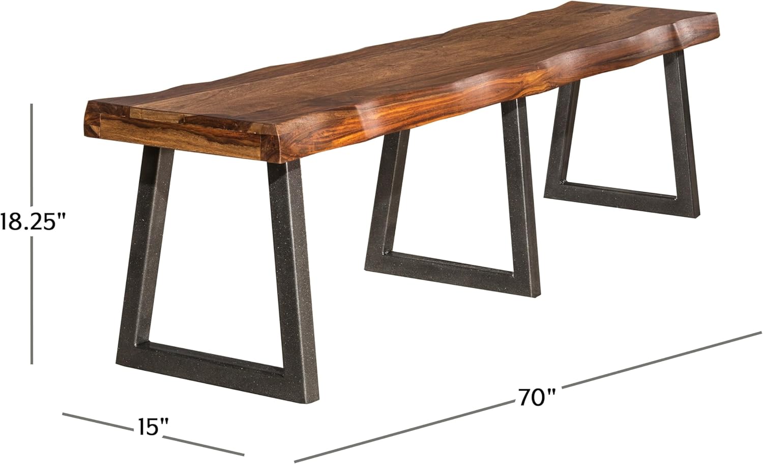 Hillsdale Furniture Emerson Wood Rectangle Dining Table with Metal Base A554957