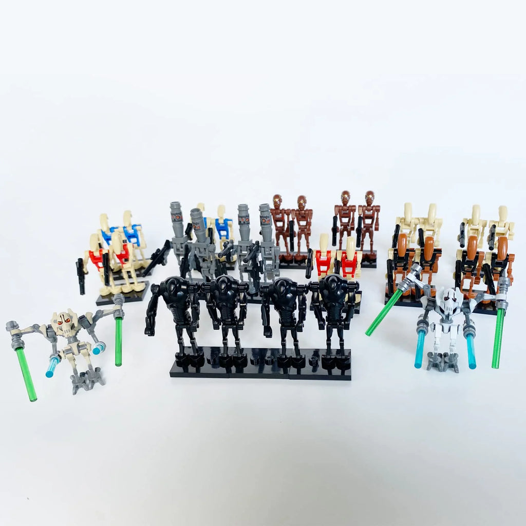 28 Pcs Space Wars Action Figures Building Blocks Sets with General Grievous and Battle Droids Y235